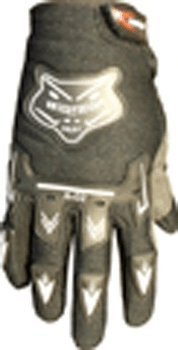 New A2 Motocross ATV Dirtbike Racing Gloves Black Medium/Free shipping
