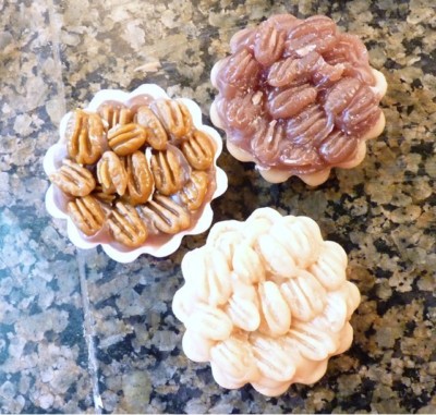 Pecan Tart Or Pie Silicone Candle/soap Mold New