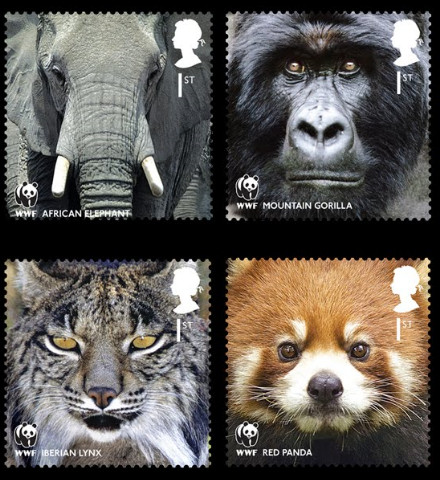 Animal Stamps Issued in Honour of WWF s 50th